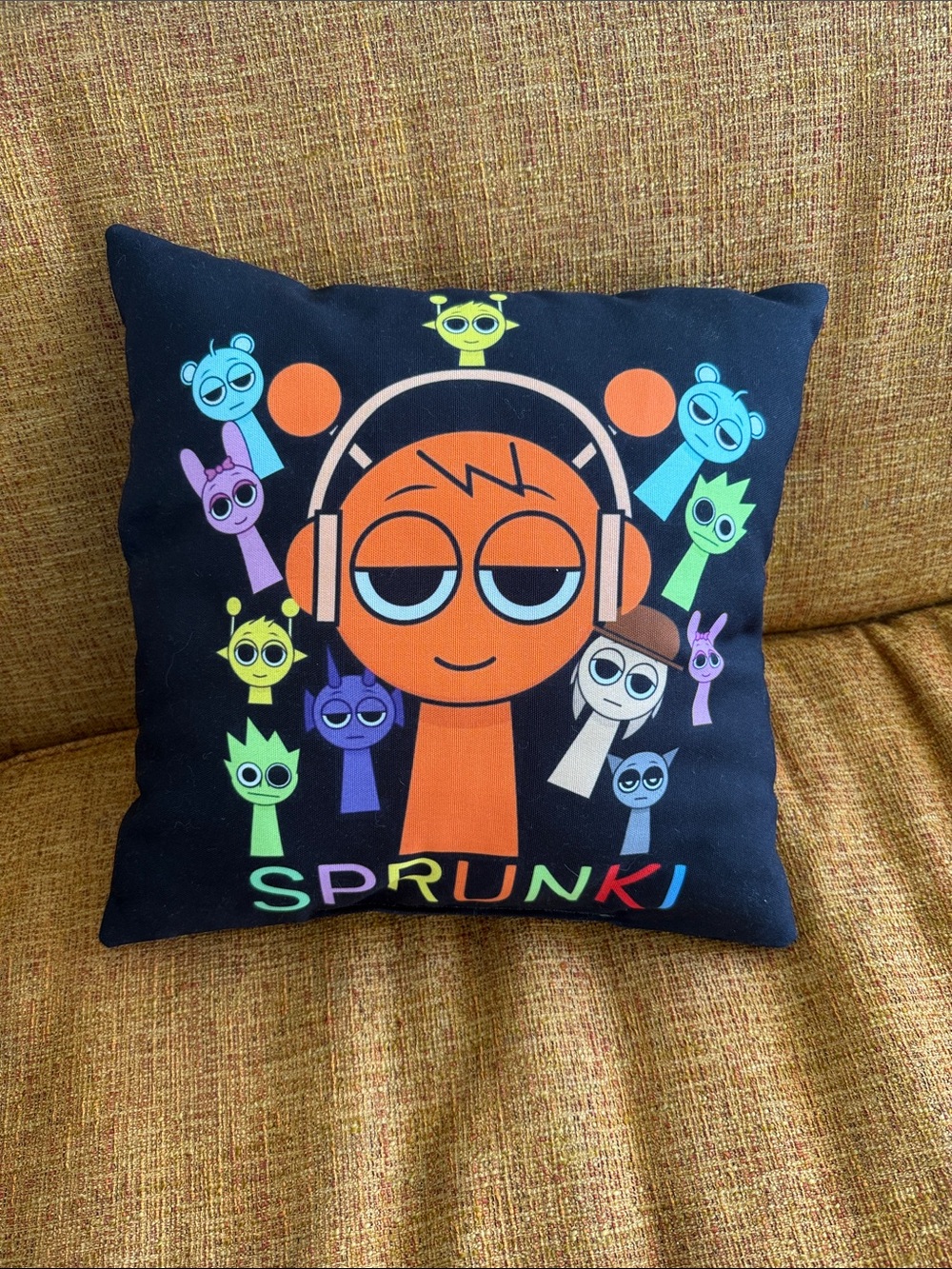 Sprunki throw pillow